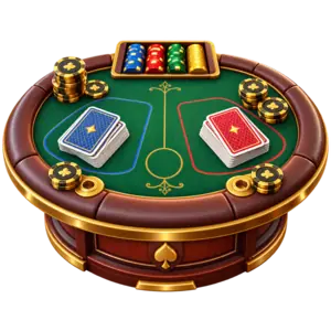 Baccarat table